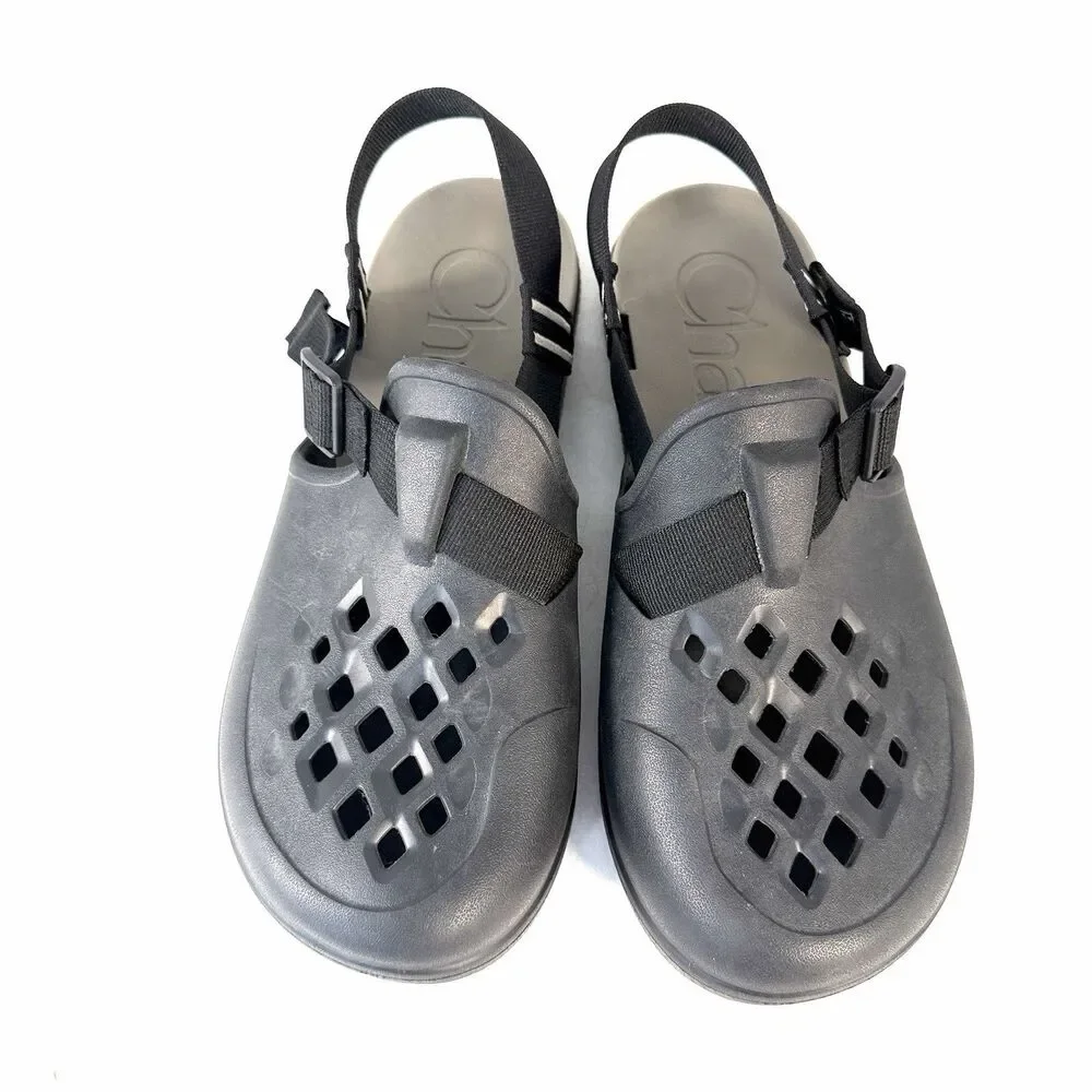 Chaco Chillos Clog Sz 12 M EU 45 Men's Closed Toe Casual Sandals Black JCH108547